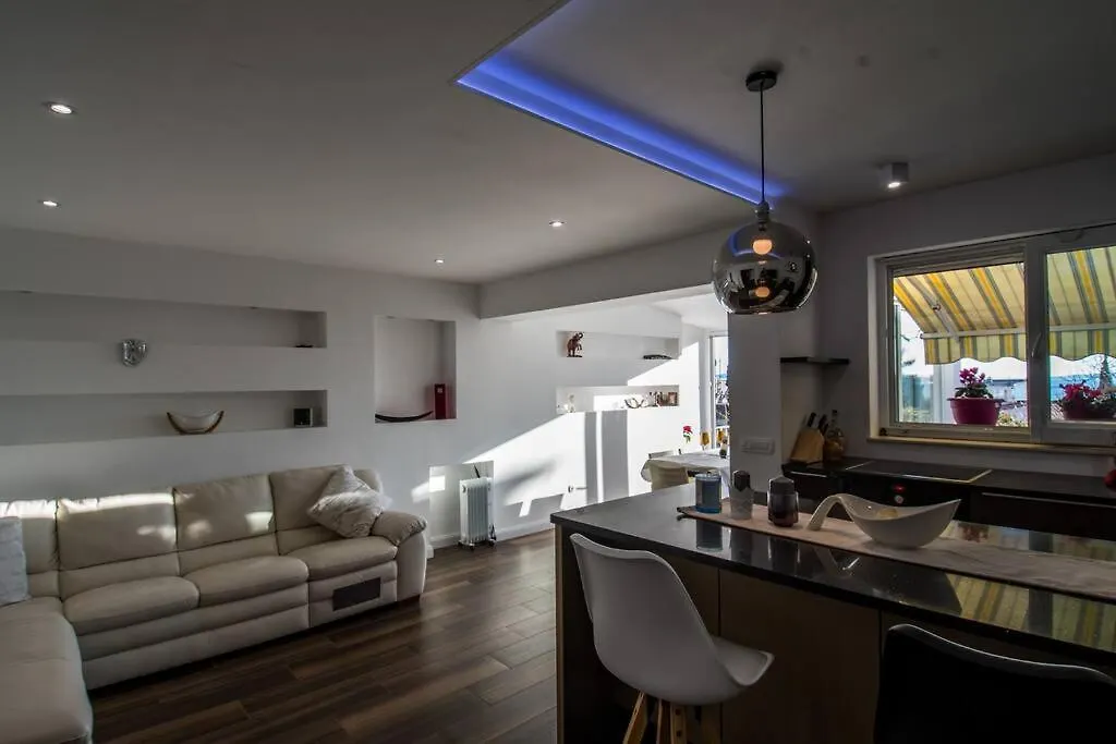 Luxury Apartment Martinis With Pool Split